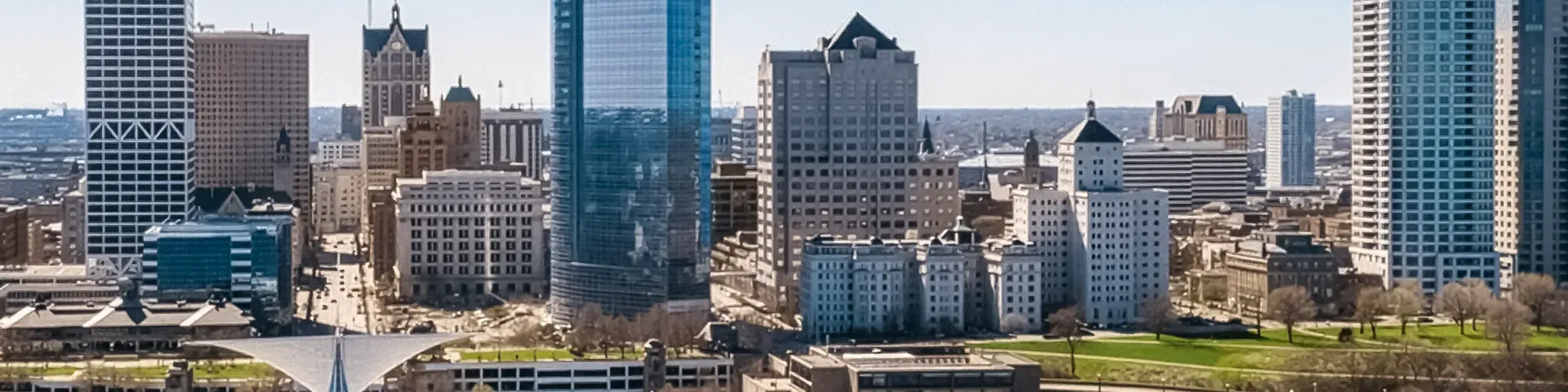 Milwaukee skyline.