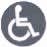Wheelchair seat icon