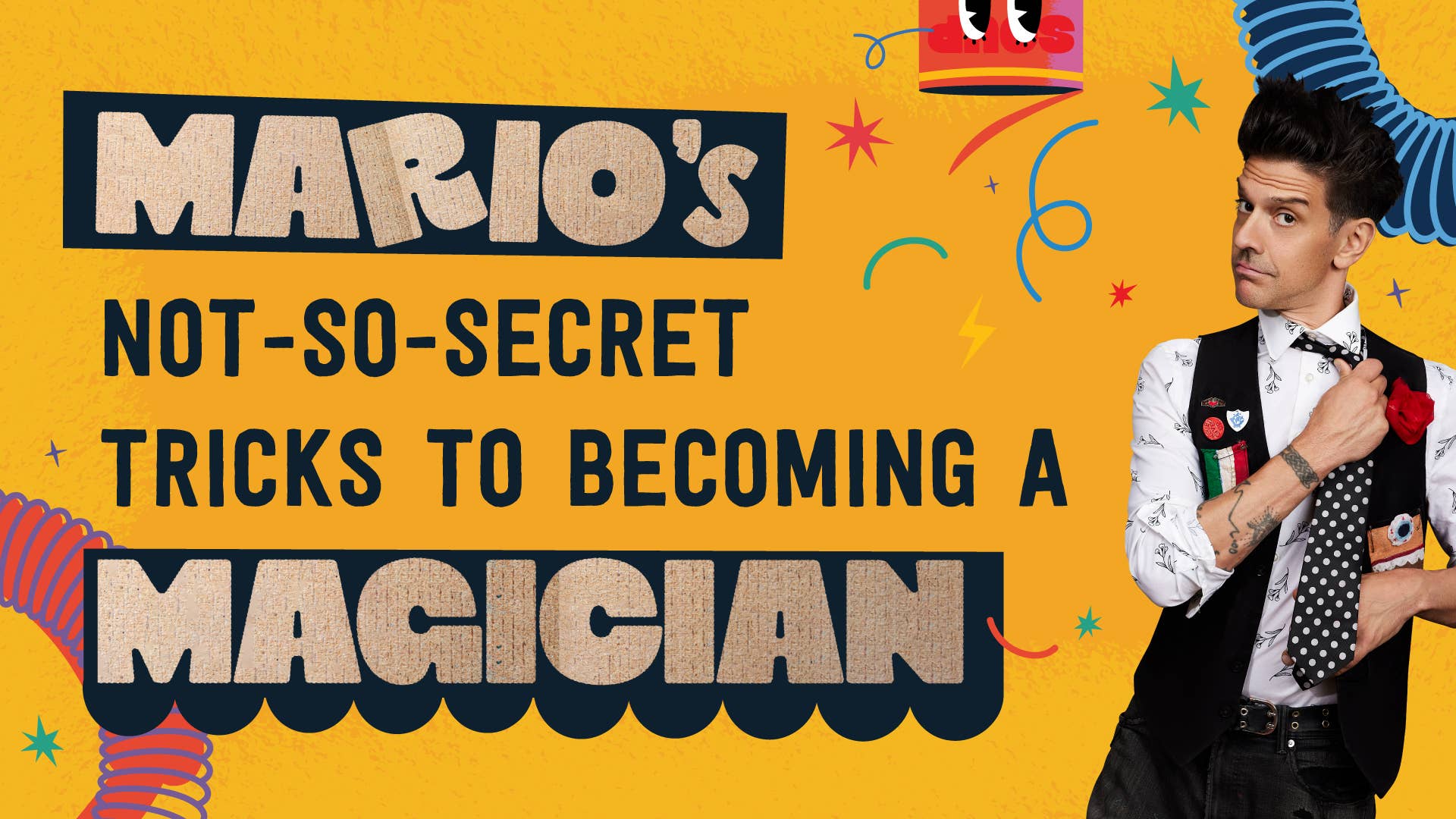 Becoming a Magician: Mario's Not-So-Secret Tricks — New Victory