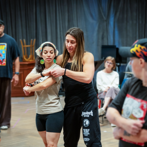 Actors in rehearsal